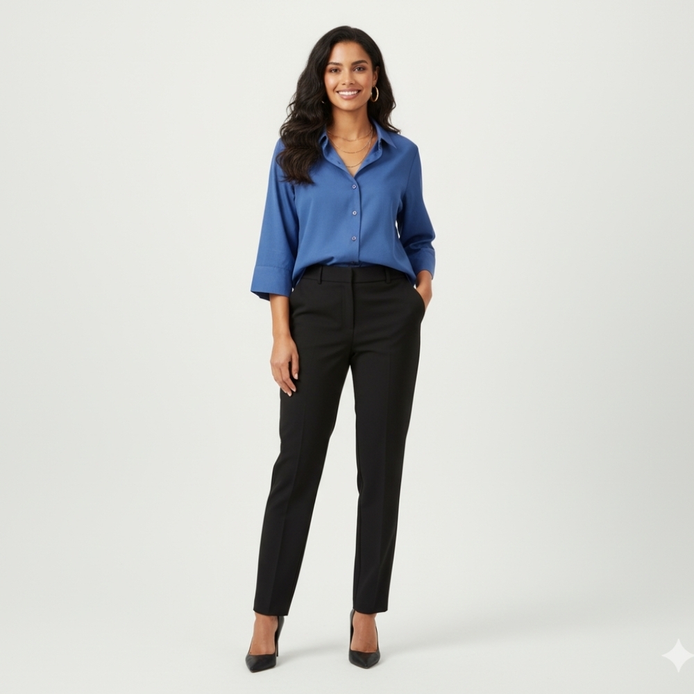 Edwards Blue Collared Button Down